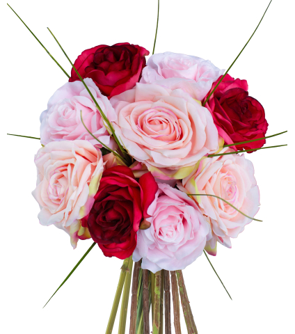 Bouquet artificiel Rosée