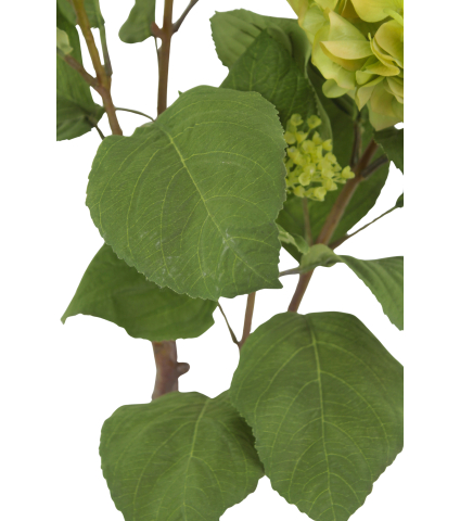 Arbuste hortensia verdi artificiel