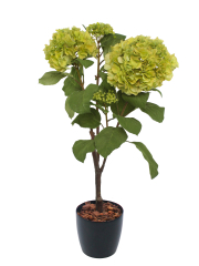 Arbuste hortensia verdi artificiel