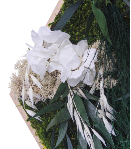 Grand tableau végétal stabilisé Giverny