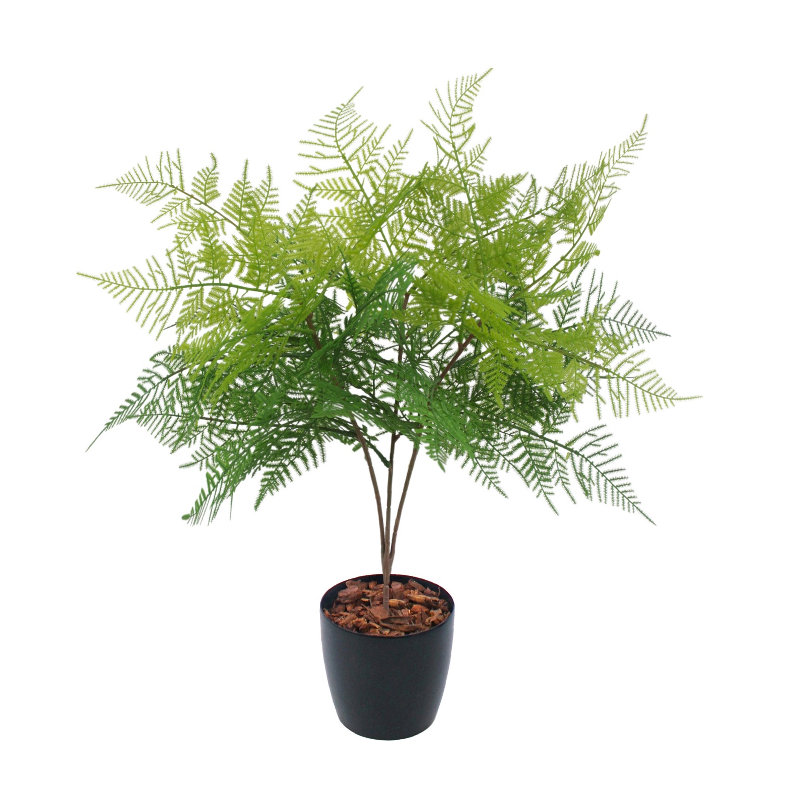 Lighterday Lot De 6 Plantes Artificielles à Suspendre Réalistes - Fougères Vertes Pour Intérieur Et Extérieur