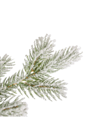 Sapin artificiel blanc