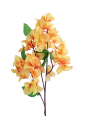Tige de bougainvillée artificielle orange