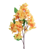 Tige de bougainvillée artificielle orange