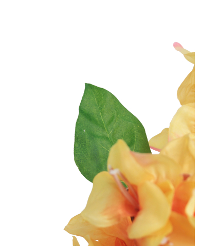 Tige de bougainvillée artificielle orange