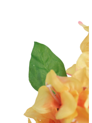 Tige de bougainvillée artificielle orange