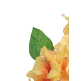 Tige de bougainvillée artificielle orange