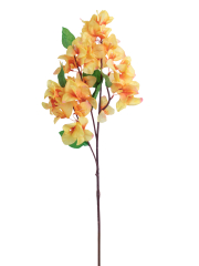 Tige de bougainvillée artificielle orange