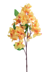 Tige de bougainvillée artificielle orange