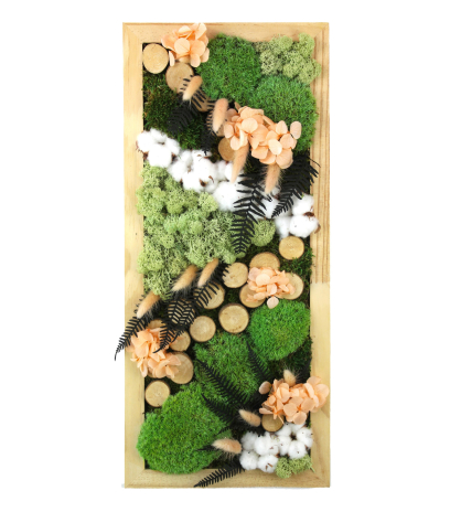 Tableau végétal fleuri Deauville