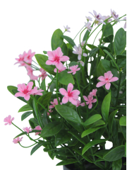 Helianthe artificielle rose