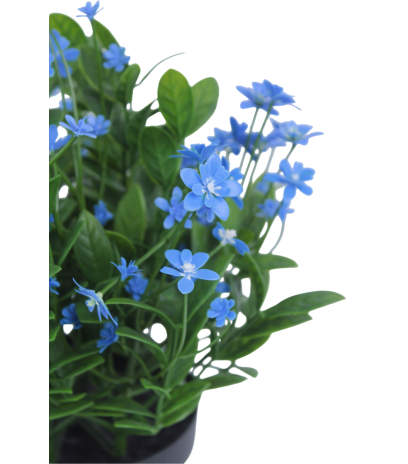 Helianthe artificielle bleue