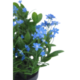 Helianthe artificielle bleue