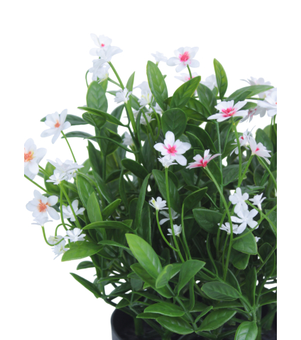 Helianthe artificielle blanche
