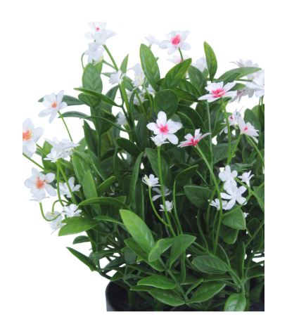 Helianthe artificielle blanche