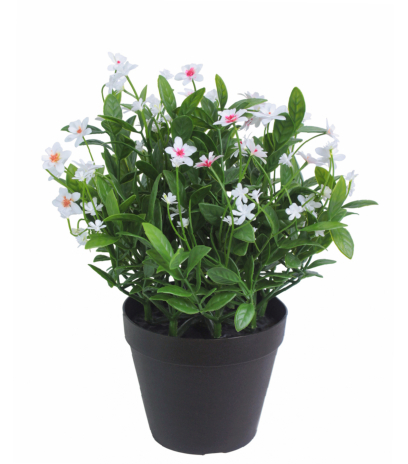 Helianthe artificielle blanche