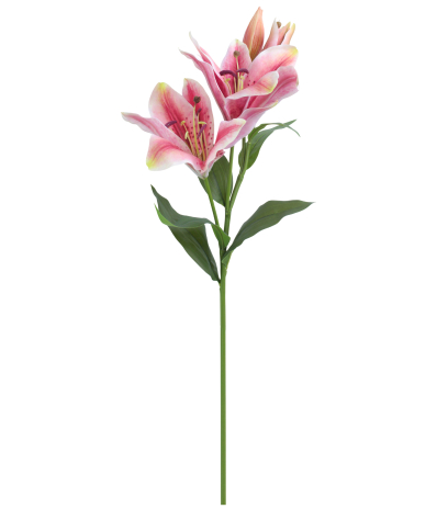 Lys artificiel rose