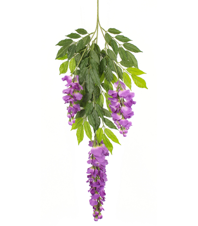 Tige de glycine artificielle violette