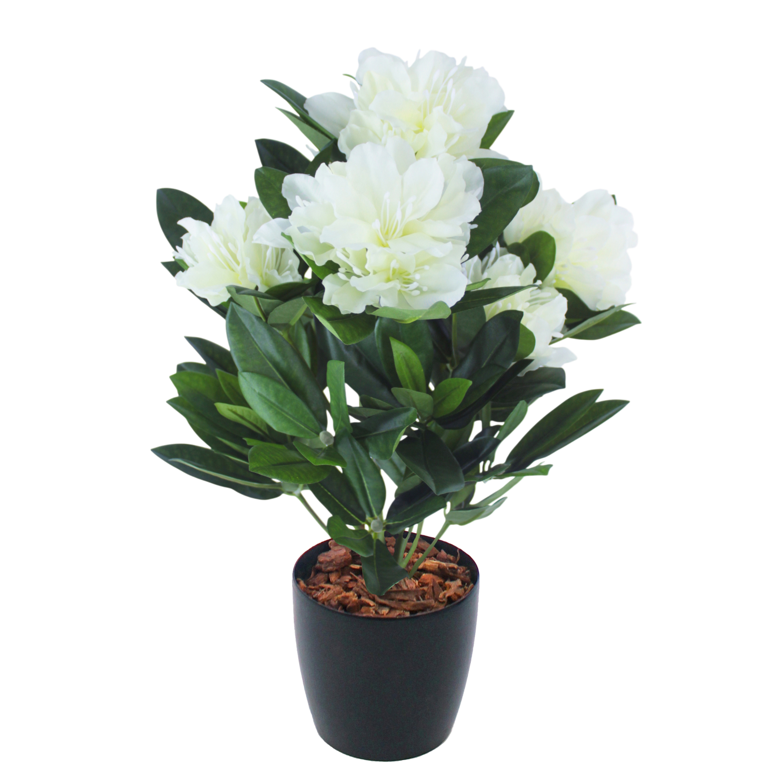 Rhododendron artificiel blanc