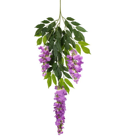 Tige de glycine artificielle violette