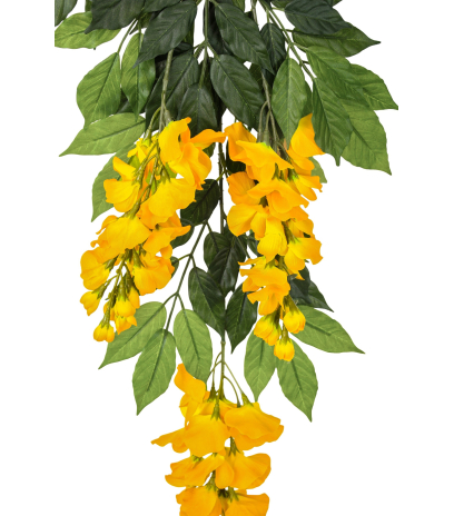 Tige de glycine artificielle jaune