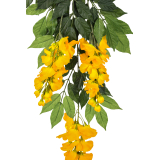 Tige de glycine artificielle jaune