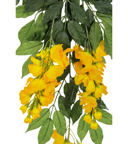 Tige de glycine artificielle jaune