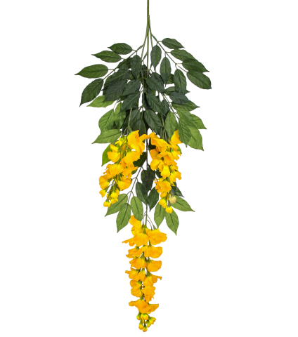 Tige de glycine artificielle jaune