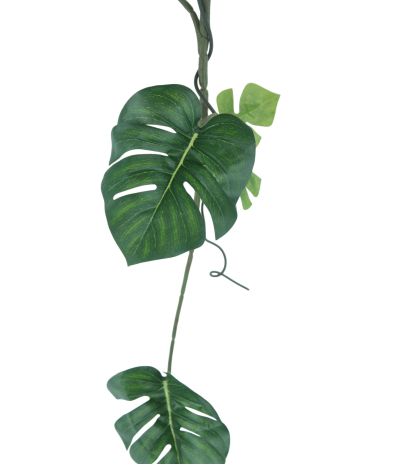 Chute de philodendron monstera artificielle