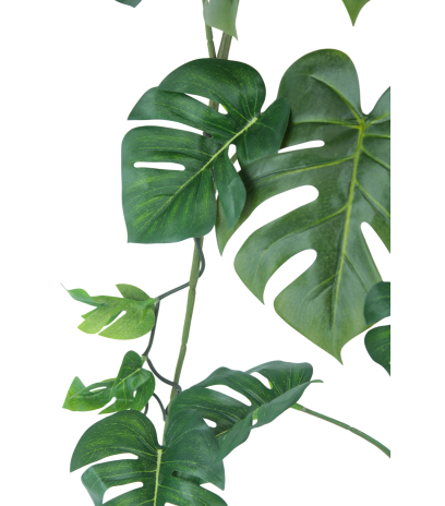 Chute de philodendron monstera artificielle