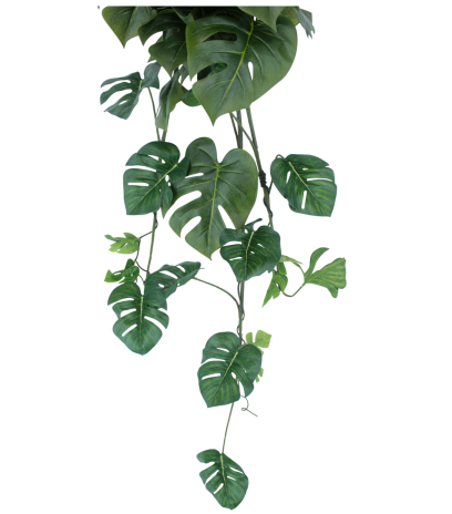 Chute de philodendron monstera artificielle