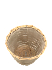 Cache pot en osier chaulé