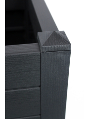 Grand bac noir en lames