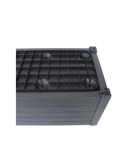 Grand bac noir en lames