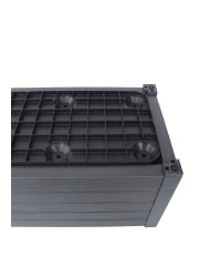 Grand bac noir en lames