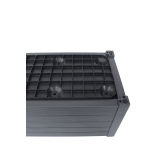 Grand bac noir en lames