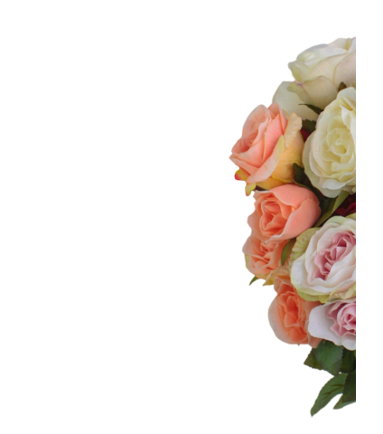 Bouquet de roses artificielles Splendeur