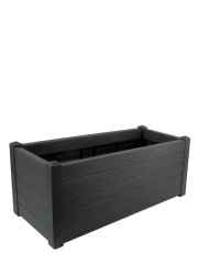 Grand bac noir en lames