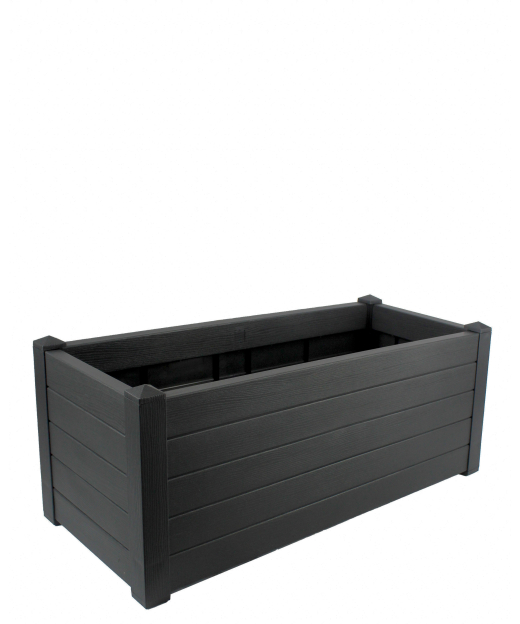 Grand bac noir en lames