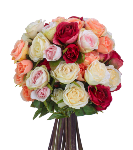 Bouquet de roses artificielles Splendeur