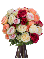 Bouquet de roses artificielles Splendeur