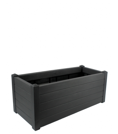 Grand bac noir en lames