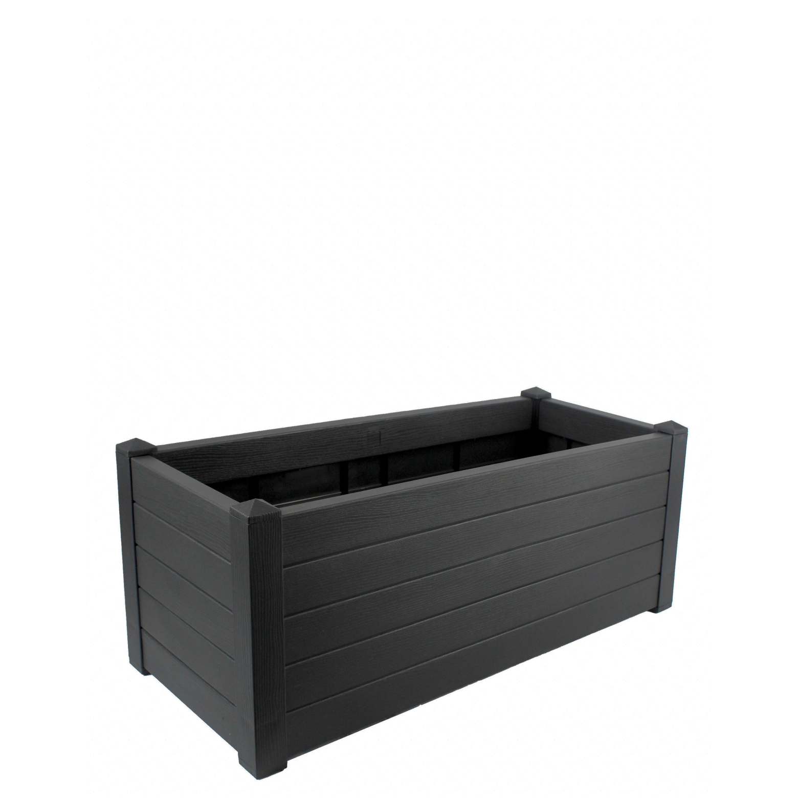 Grand bac noir en lames