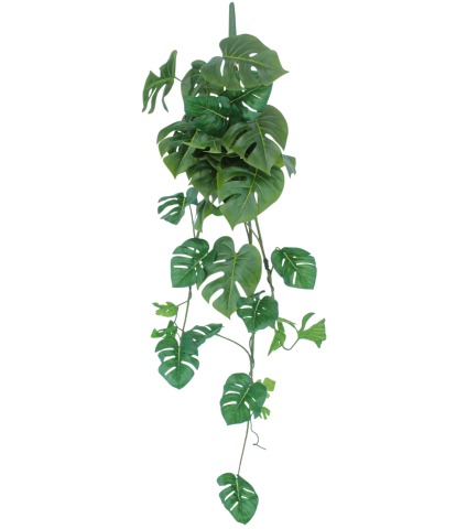 Chute de philodendron monstera artificielle