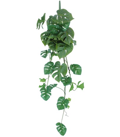 Chute de philodendron monstera artificielle