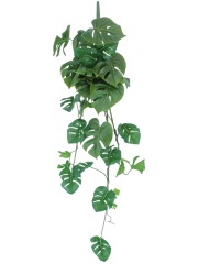 Chute de philodendron monstera artificielle