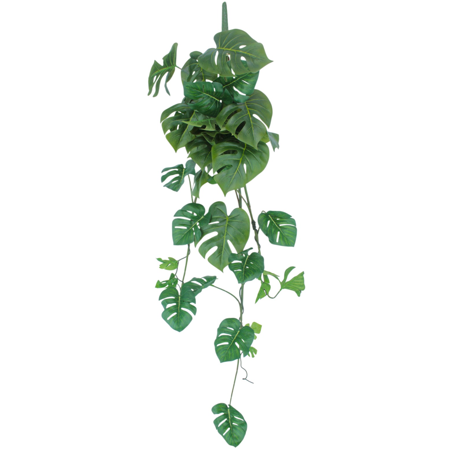 Chute de philodendron monstera artificielle