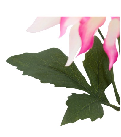 Grand dahlia artificiel rose et crème