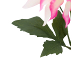 Dahlia artificiel rose et crème
