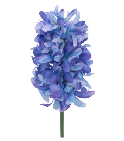 Jacinthe artificielle bleue violacée